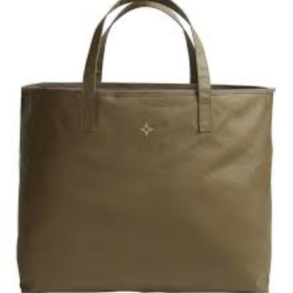 India Hicks Ambassador Bag/Tote - Army Green. NEW